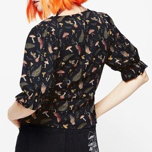 DISTURBIA Liviana Ruched Crop Top NWT US 8